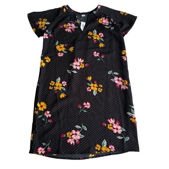 Old Navy Dresses & Skirts - Old Navy Black Floral dress size XS